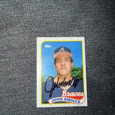 1989 Topps John Smoltz Rookie Auto 