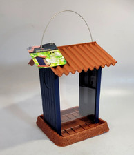 North States Village Collection Navy Hopper Bird Feeder Holds 4.25 lbs Seed USA