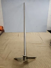 Stainless Steel 3-Blade Mixing Propeller Stirrer 4'L / 5.25" Blades (10.5" DIAM)
