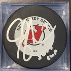 Jamie Langenbrunner Signed New Jersey Devils Hockey Puck
