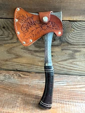 VTG Estwing 24A Sportsman’s Axe Hatchet Leather Handle w/ original #1 Sheath