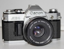 Canon AE-1 Original TESTED - 50mm f/1.8  Tamron 28-70mm Lens Bundle - WORKS