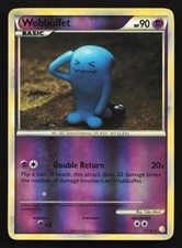 Carta Pokemon Wobbuffet 13/123 HeartGold & SoulSilver rara olografica inversa