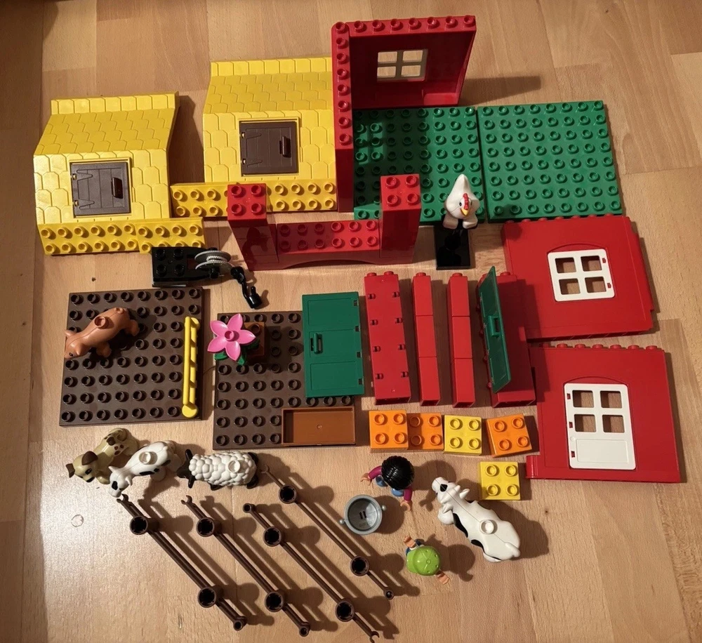 Lego Duplo Bauernhof 5649, ohne Milchwagen und Bauer
