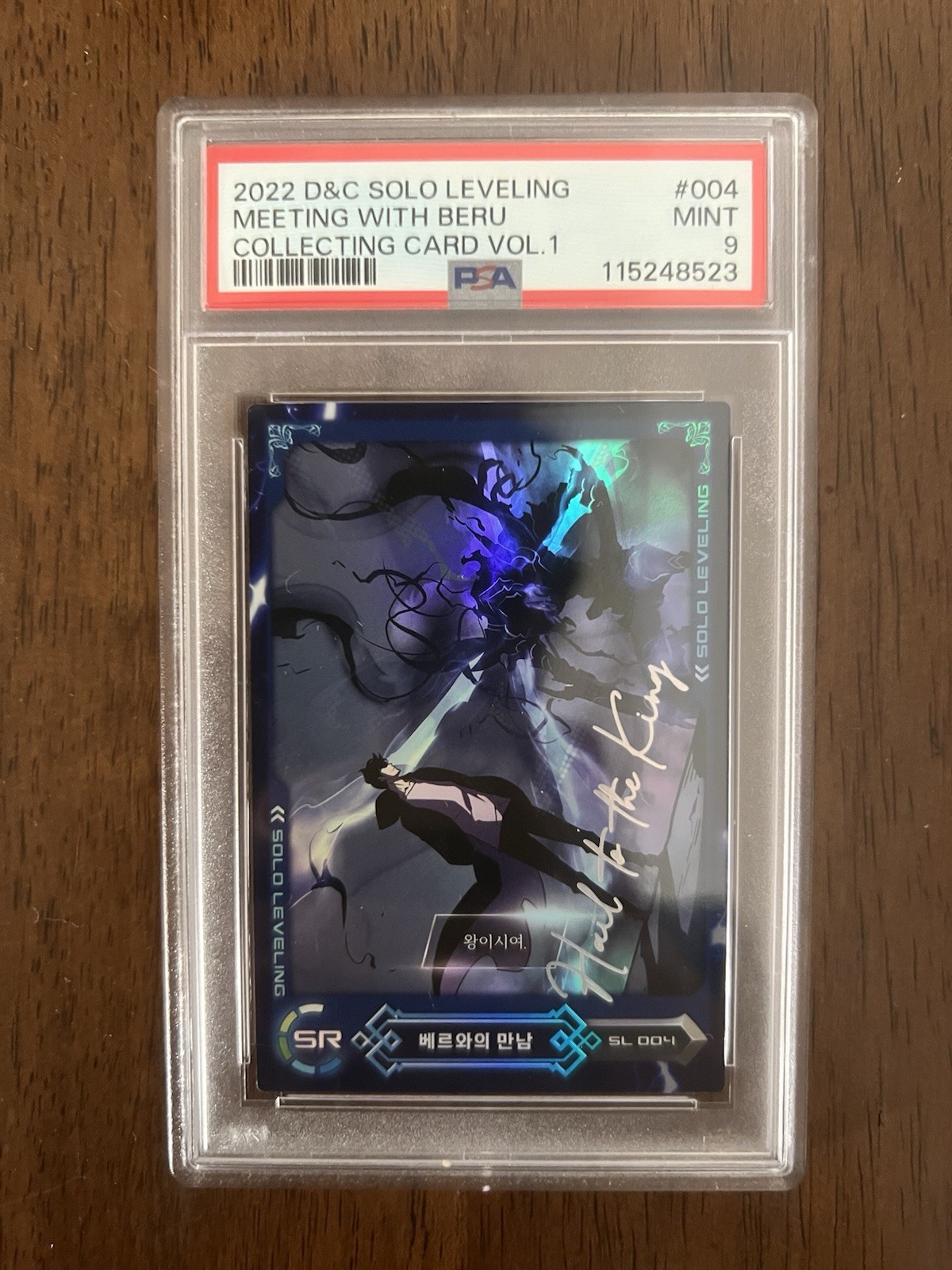 Solo Leveling 2022 D&C Sung Jinwoo SR-004 Reunión con Beru *POP 6* PSA 9