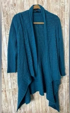 VTG Cynthia Rowley Y2K open cardigan wool blend angora sweater Lagenlook Boho