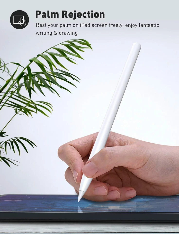 Apple iPad Pencil Lápiz Activo Recargable, Inclinable, Adsorción Magnética Foto 3 de 4