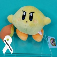 Kirby Dream Land Yellow Star 4" Plush Toy New w/ Tag Nintendo 20th Anniv. Japan