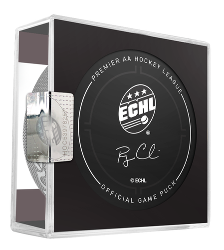 ECHL Bloomington Bisonte 2024-2025 Temporada Inaugural Juego Oficial Disco con Estuche -NUEVO - Imagen 3 de 3