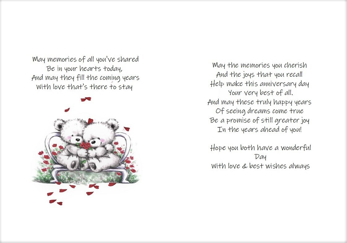 Hunts England - Tarjeta De Poema De 12 Aniversario Para Esposa - Love Is In The Air - Hermoso