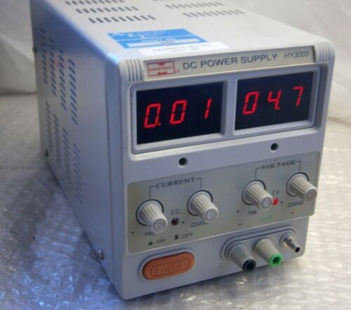 Mastech DC Power Supply 30V 5A HY3005 In Good Condition - Picture 1 of 8