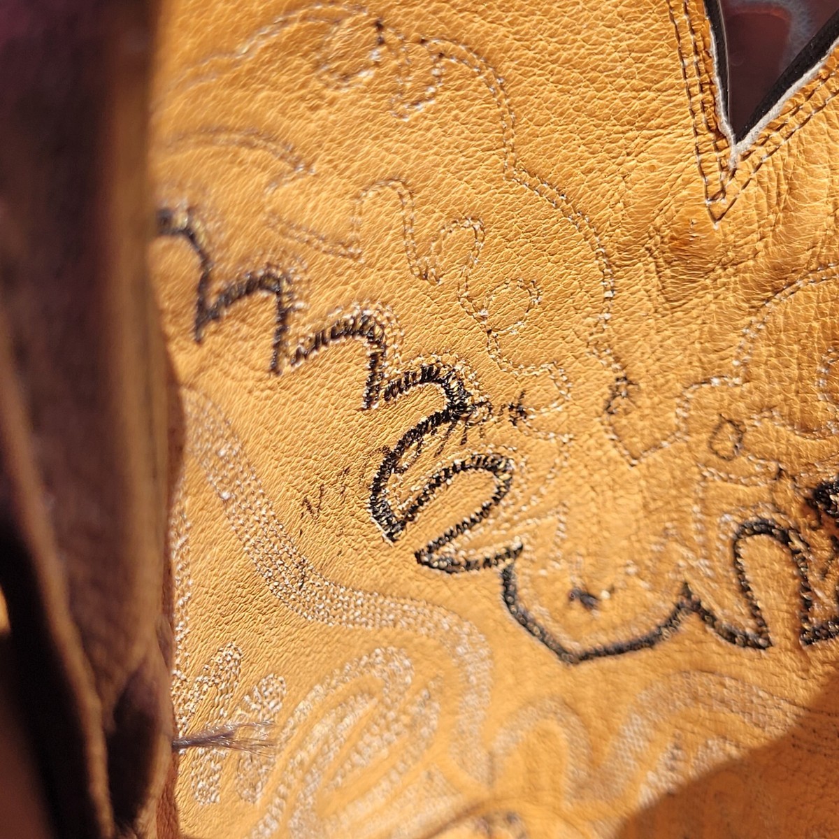 Lucchese 1883 Black Cherry Lizard Inlaid Design Leather Boots Men