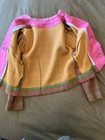 Vintage Brown W/ Pink Plaid Tweed Skirt Suit 60s — photo 7