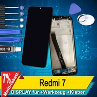 Display FüR Xiaomi Redmi 7 Komplettes Bildschirm Lcd Touch Rahmen Schwarz +