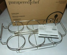 NEW in Box PAMPERED CHEF Extra Freezer Bowl Rack # 100153 NO Bowls