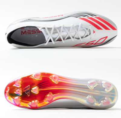 adidas F50 MESSI ELITE FG JP5593 Footwear White/Lucid Red/Silver