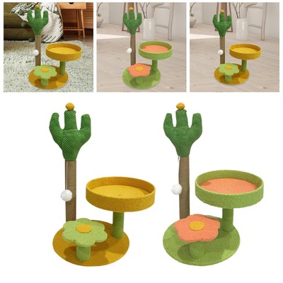 Cat Tree Multi Layer and Condo Plush Perch for Interactive Kitten Exercise