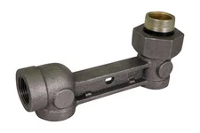 1"x1"x1"x6"in Leak Free Connections Side Inlet Top Outlet Meter Bar Steel Pipe  