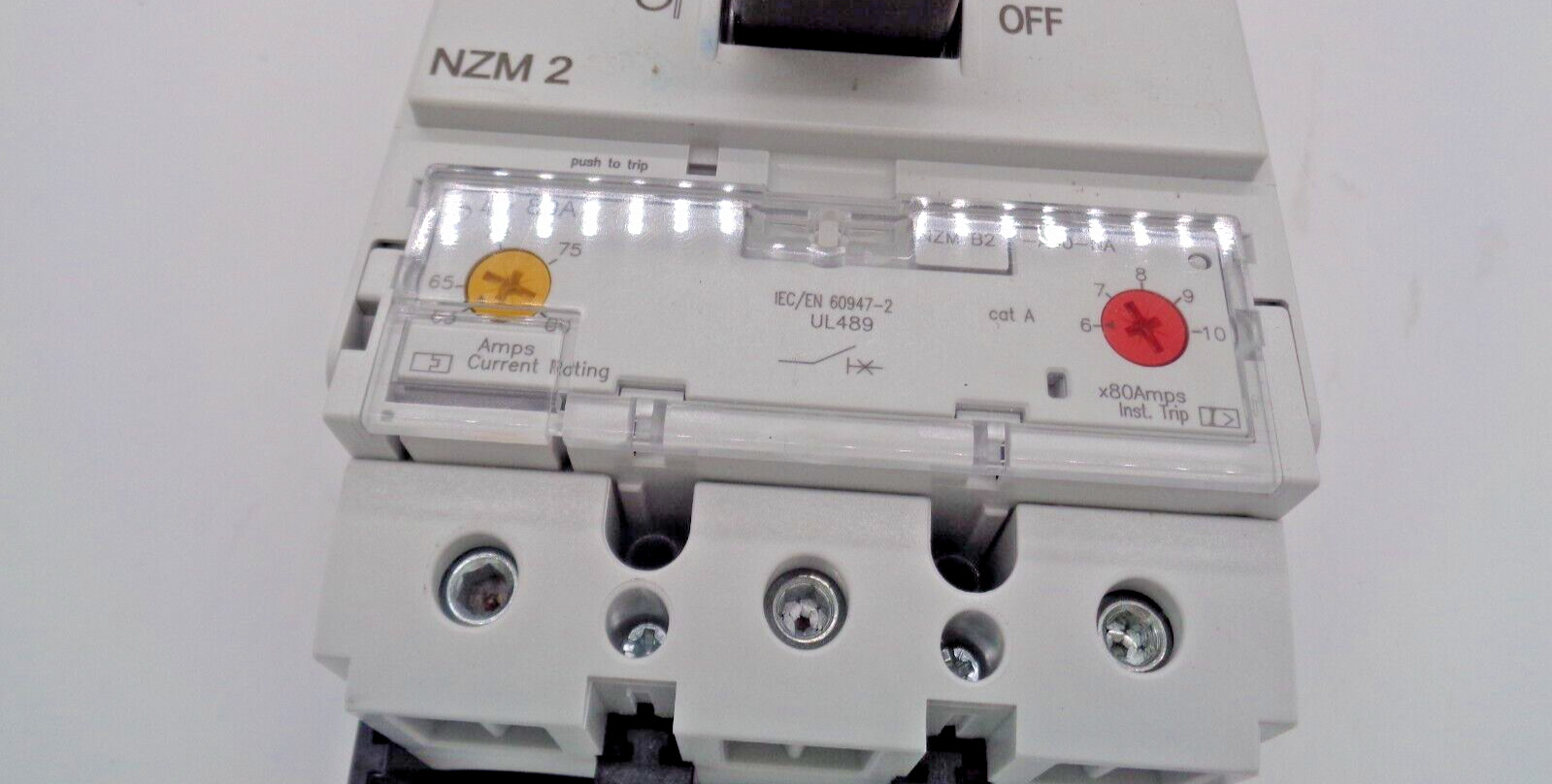 EATON KLOCKNER MOELLER NZMB2-A80-BT-NA 80 A 3 POLE CIRCUIT BREAKER, NEW