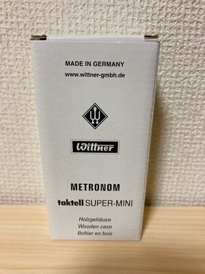 Wittne Metronome Super Mini Without bell Wooden casing Oak matt 880250