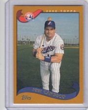 2002 Jose Canseco Topps Final Year Base #435 - Montreal Expos A's Red Sox
