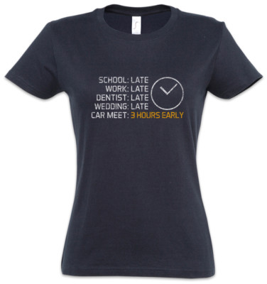 Car Meet Women T-Shirt Race Racing car Driver Racer Petrol Head Fun Love