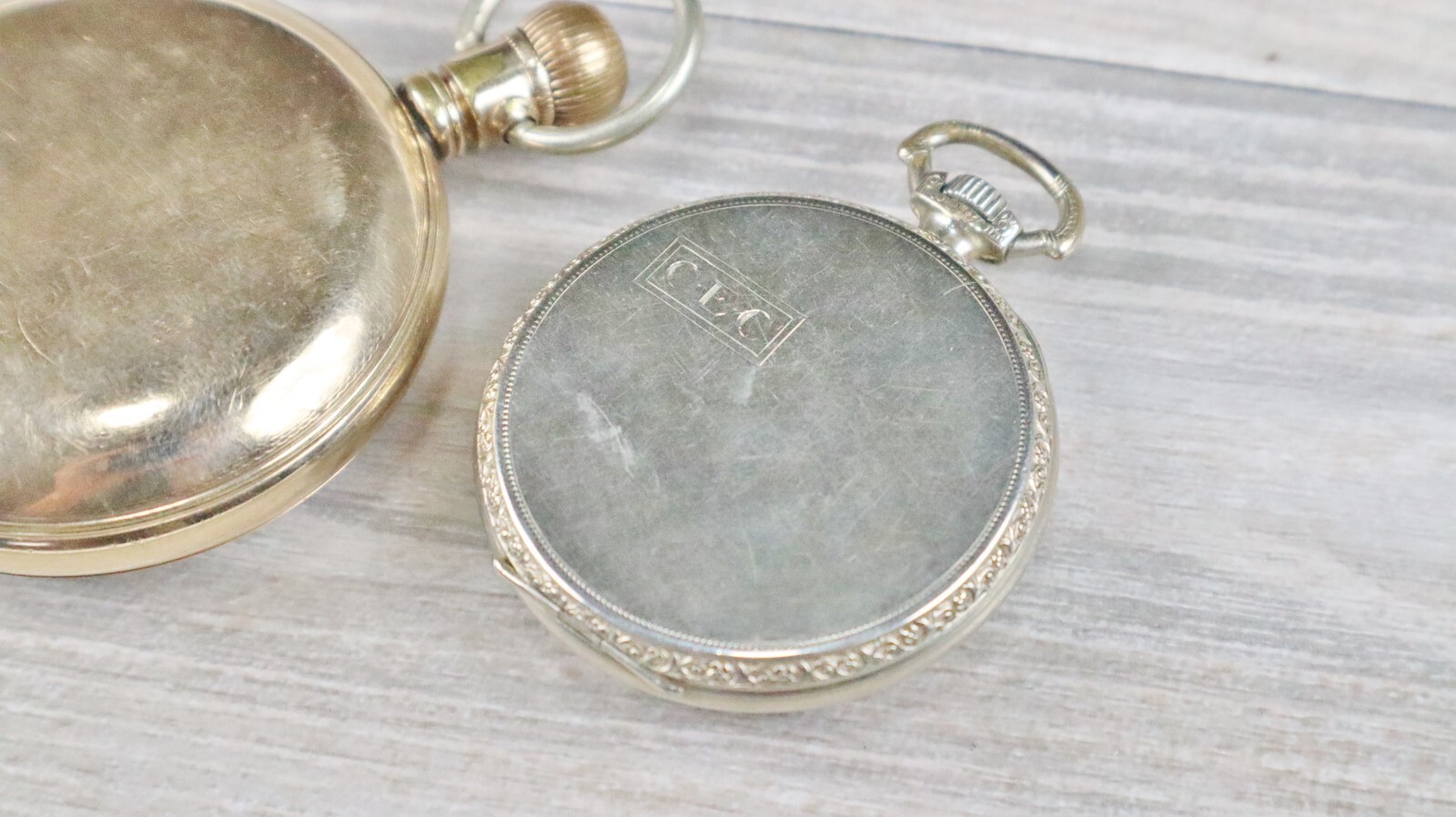 3 Gold Filled 121.8g Pocket Watch Cases eBay