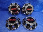 99 - 08 GMC Sierra Yukon Van 2500 alloy wheel Chrome Center Caps 8 Lug set nc