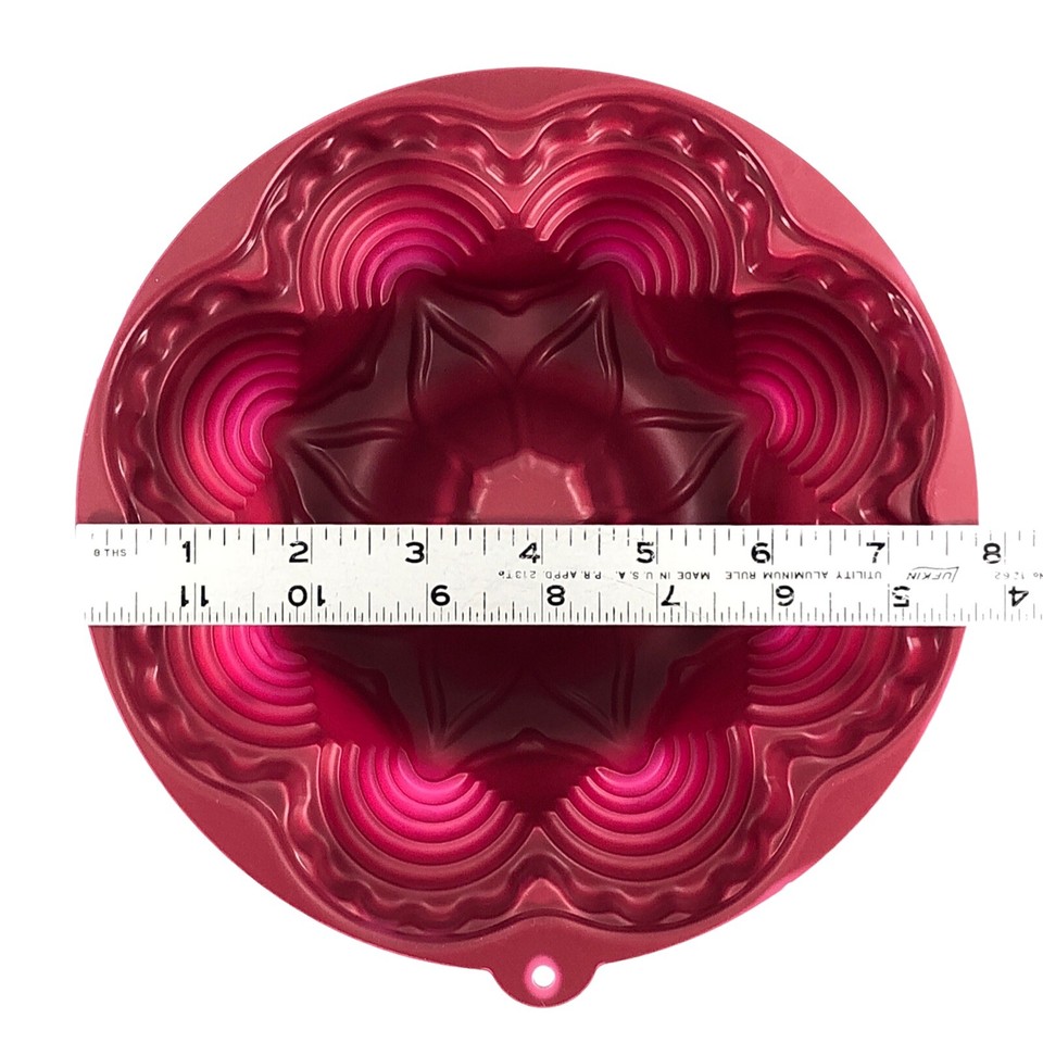 Vintage JellO USA Red Plastic Christmas Tree Mold Pan Cake Cone eBay