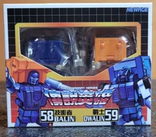 Newage Legendary Heroes H58 Balin Construction & H59 Dwalin Warrior 2-pack