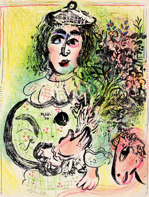 1963 ORIGINAL CHAGALL Lithograph M399 