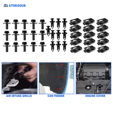 40pcs For Hyundai Body Bolts U-nut Clips Engine Under Cover Splash Shield Guard