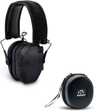 Bluetooth Hearing Protection Earmuffs NRR 23 dB for Shooting with Case - Black