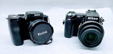 Lot of 2 Nikon Coolpix 5700 Digital Camera  CAMERA KODAK EASYSHARE Z1012 IS