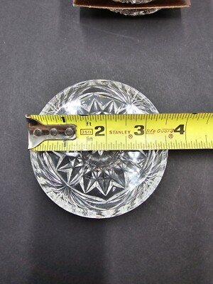 Hofbauer Collection Crystal Coaster Set of 6 Molded 24%Lead