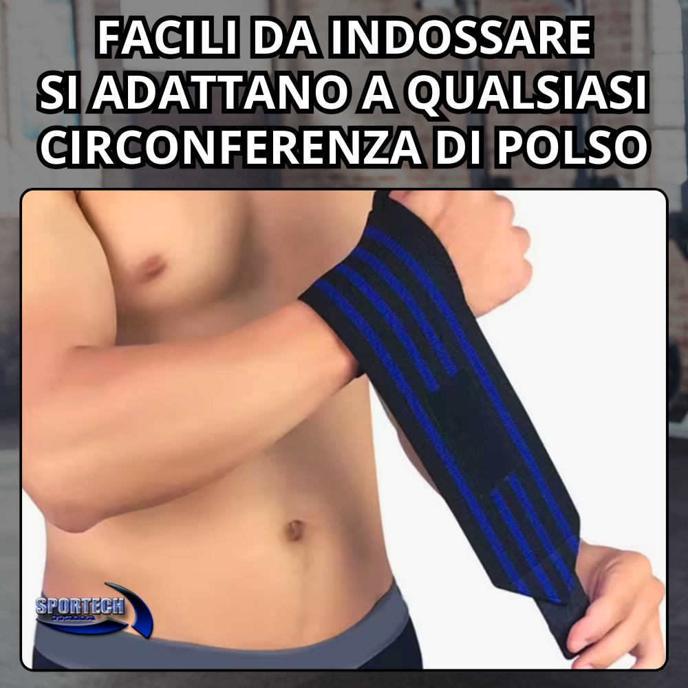 Set Polsiere E Straps Per Sollevamento Pesi - Supporto Polsi Per Palestra Uomo Donna - Foto 4