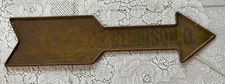 1920's Hick’s Co. “For Good Furniture”  Sign Dennison, Ohio Tuscarawas Metal