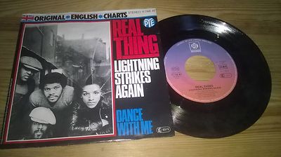7'' Rock Real Thing - Lightning Strikes Again / Dance With Me (2 Song) PYE REC