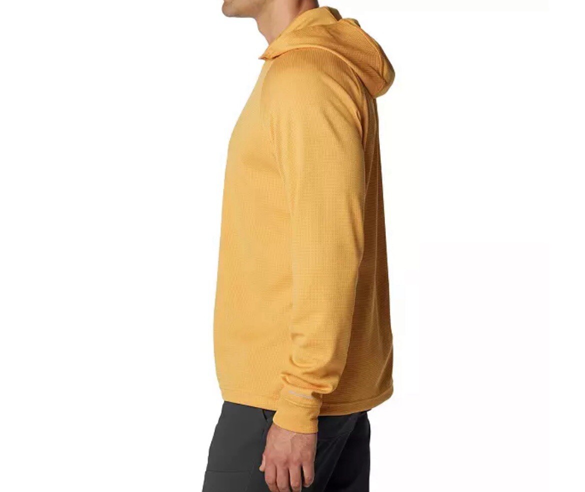 New MEDIUM $60 Columbia Black Mesa Pullover Hoodie II Waffle