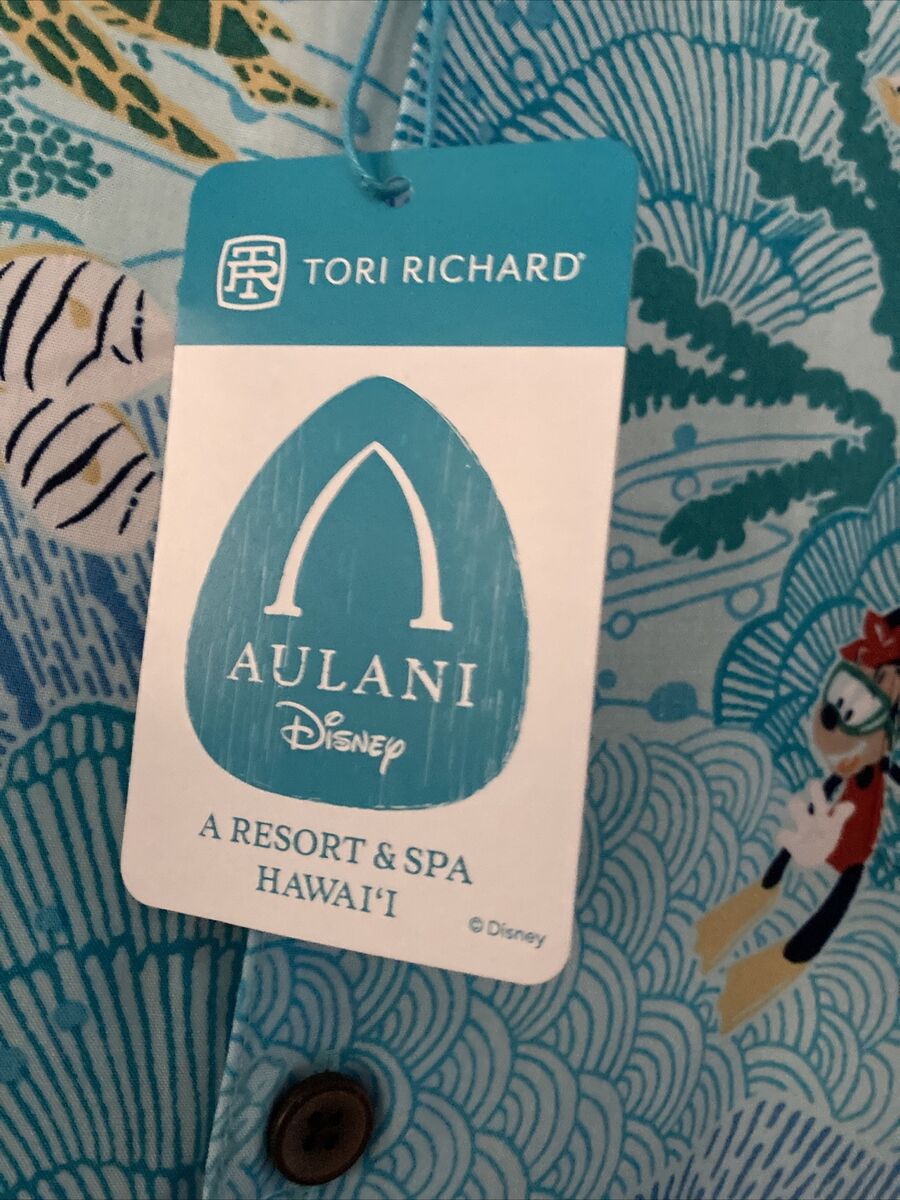 Super Rare Disney Aulani Resort Tori Richard Hawaiian Shirt Super Rare Disney Aulani Resort Tori Richard Hawaiian Shirt