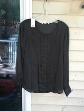 Banana Republic Blouse sz M button up long sleeve