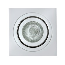 Litecraft Recessed Downlight IP65 Bathroom Tiltable GU10 Spotlight - 7 Colours  