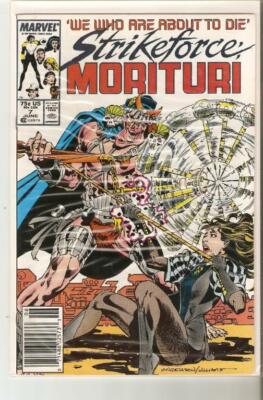Strikeforce: Morituri #7 (Jun 1987, Marvel)