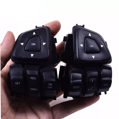 For Ford Edge Explorer Flex 2011-2015 Pair Steering Wheel Cruise Control Switch