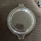 Pyrex 680-C-4 Clear Round Tab Handle Casserole Replacement LID ONLY VERY RARE #4
