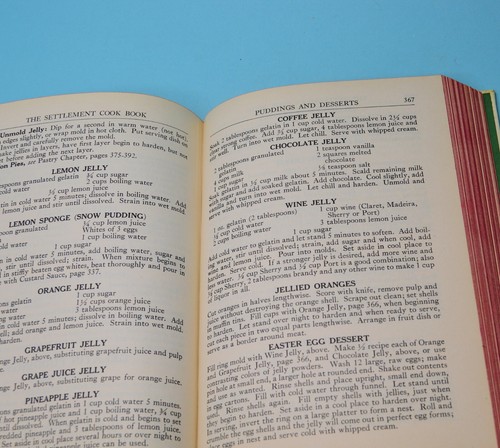 The Settlement Cookbook 1946 2nd printing hardcover Mrs. Simon Kander - Picture 10 of 14
