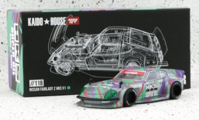 NISSAN Fairlady Z - HKS  - CHASE CAR - Mini GT 1:64