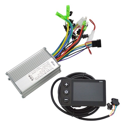 E-bike 24V/36V/48V 250W-350W Brushless Motor Controller w/S866 Colorful Display