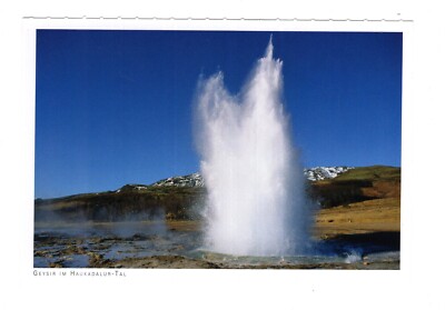Postcard Geyser in Haukadalur Valley / Iceland