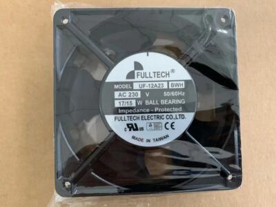 For FULLTECH UF-12A23 BWH Cabinet Axial cooling fan 230VAC 17/15W 120x120x38MM